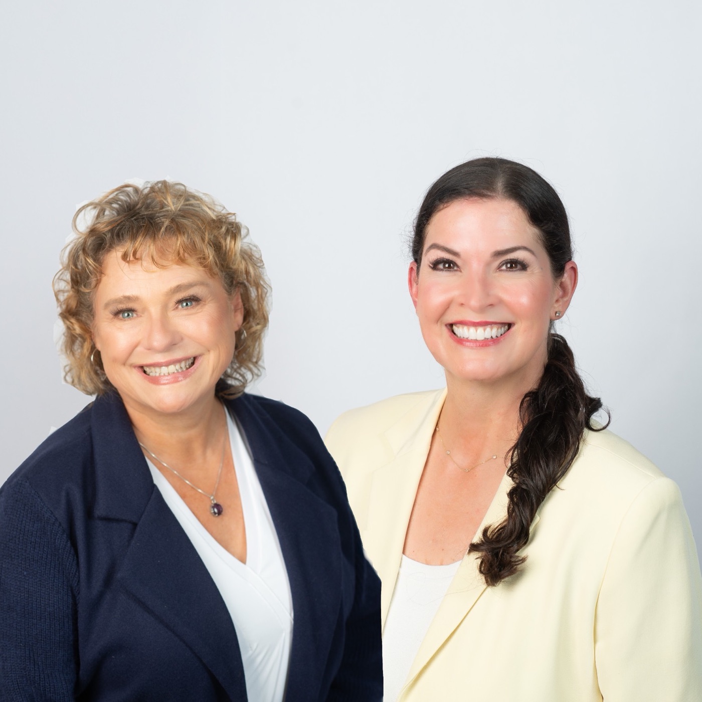 Dr. Sandy Jensen and her Flourish Life Transitions co-director, retirement transition consultants in Western New York
